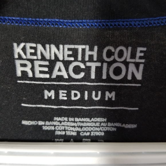 KENNETH COLE REACTION MENS MEDIUM V NECK TSHIRT - Picture 4 of 5